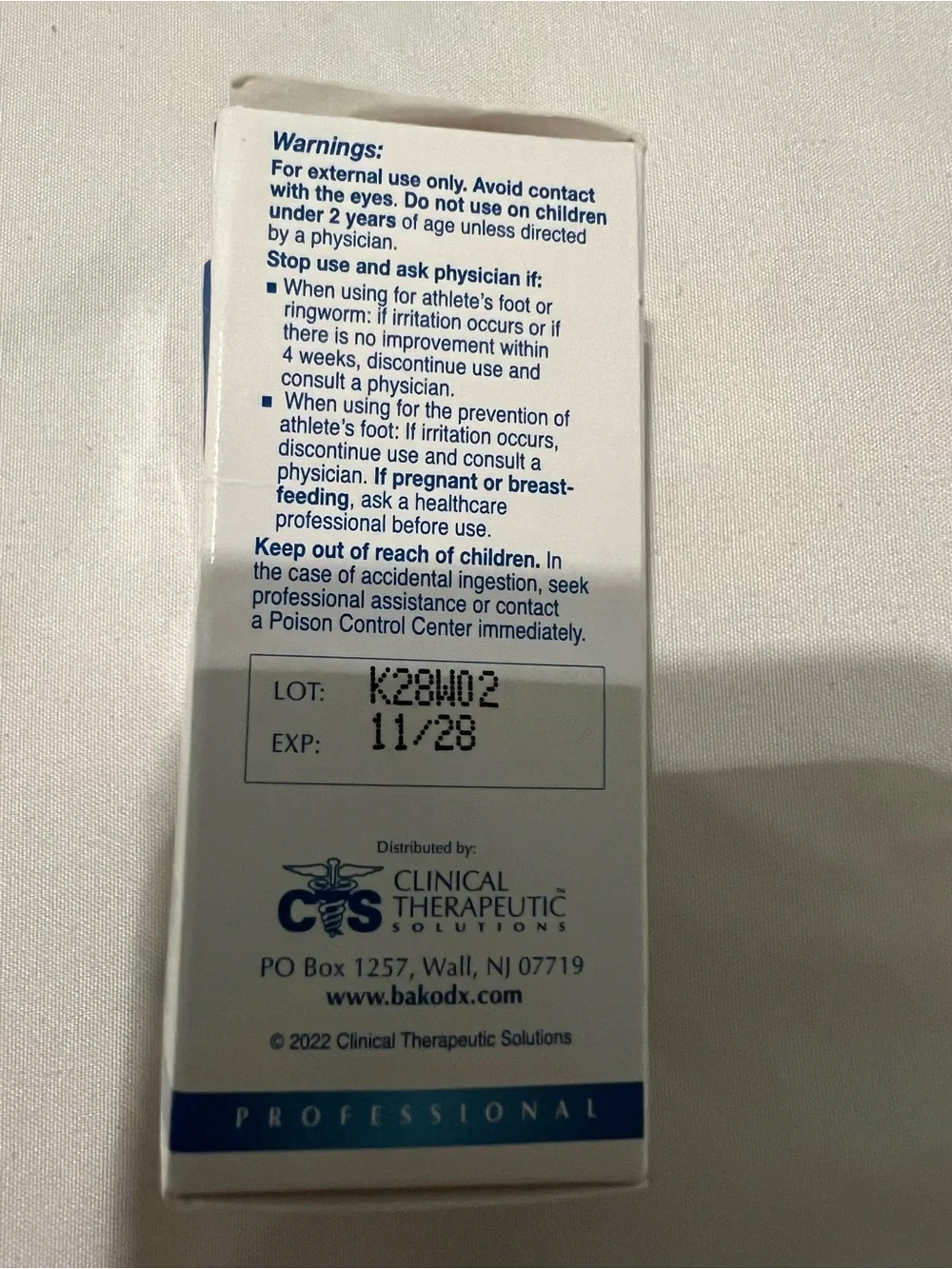 Tolnaftate 1% Antifungal Solution - White/Blue